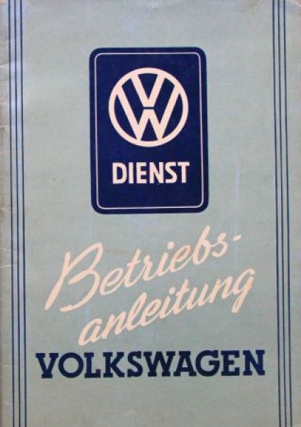 Volkswagen Beetle 1952 Owner Manual (2559)